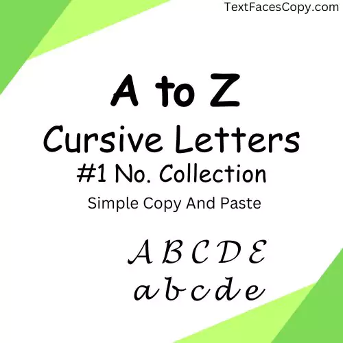 cursive letters