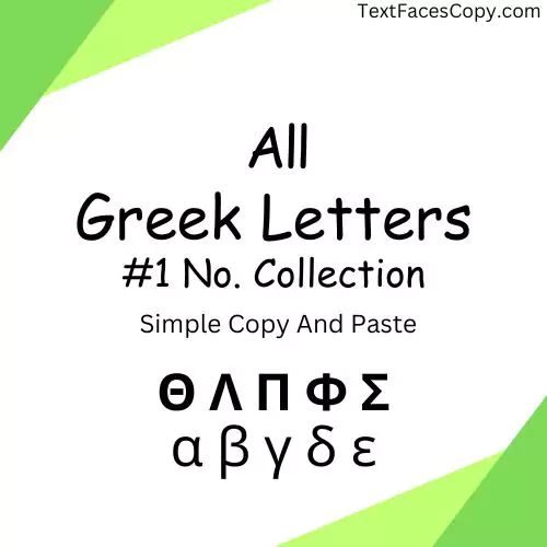 greek letters