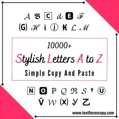 Stylish Letter C Copy And Paste