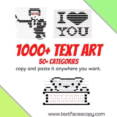 Facepalm Text art